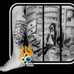tatuagem mulher na biblioteca