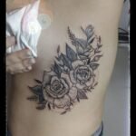 floral tattoo