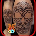 tattoo caveira celta