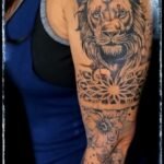 Fechamento braço feminino tattoo